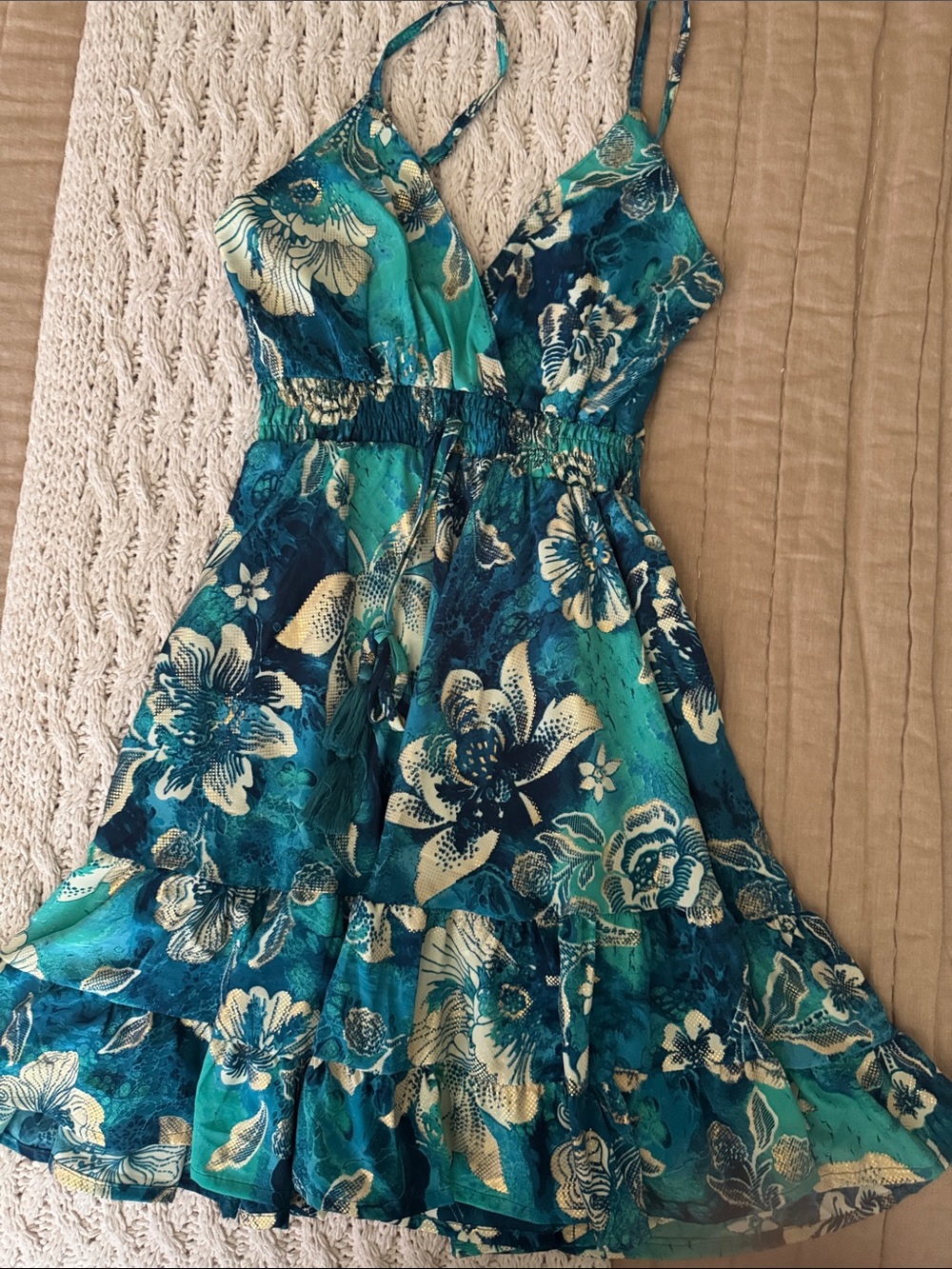 NWOT Karma Highway Floral Sundress with Spaghetti Straps